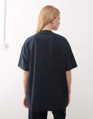 Collusion Unisex T-shirt In Blue