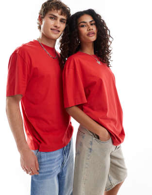 COLLUSION Unisex t-shirt in red