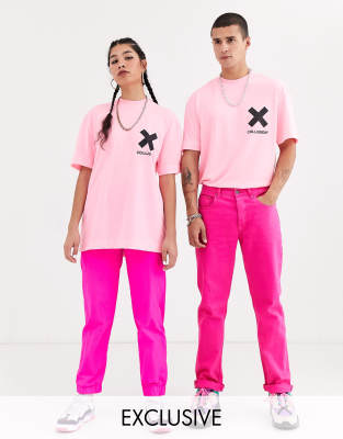 asos neon pink