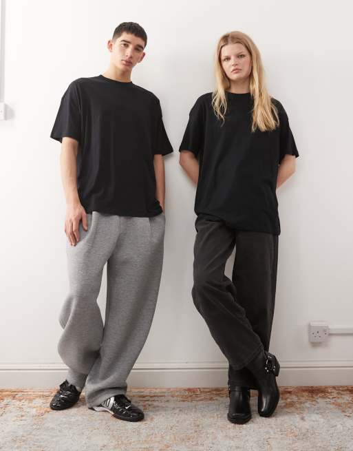 COLLUSION Unisex - T-shirt in zwart, 4 van 4