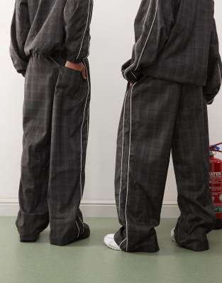 Collusion Unisex Tailored Sweatpants In Multi