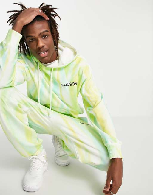 Collusion tie best sale dye hoodie