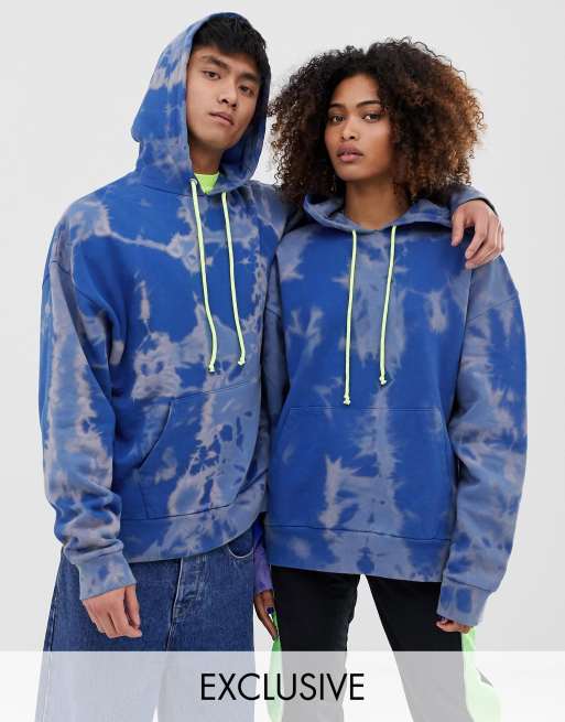 Tie dye baggy discount hoodie