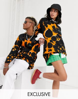 tie dye jumper black