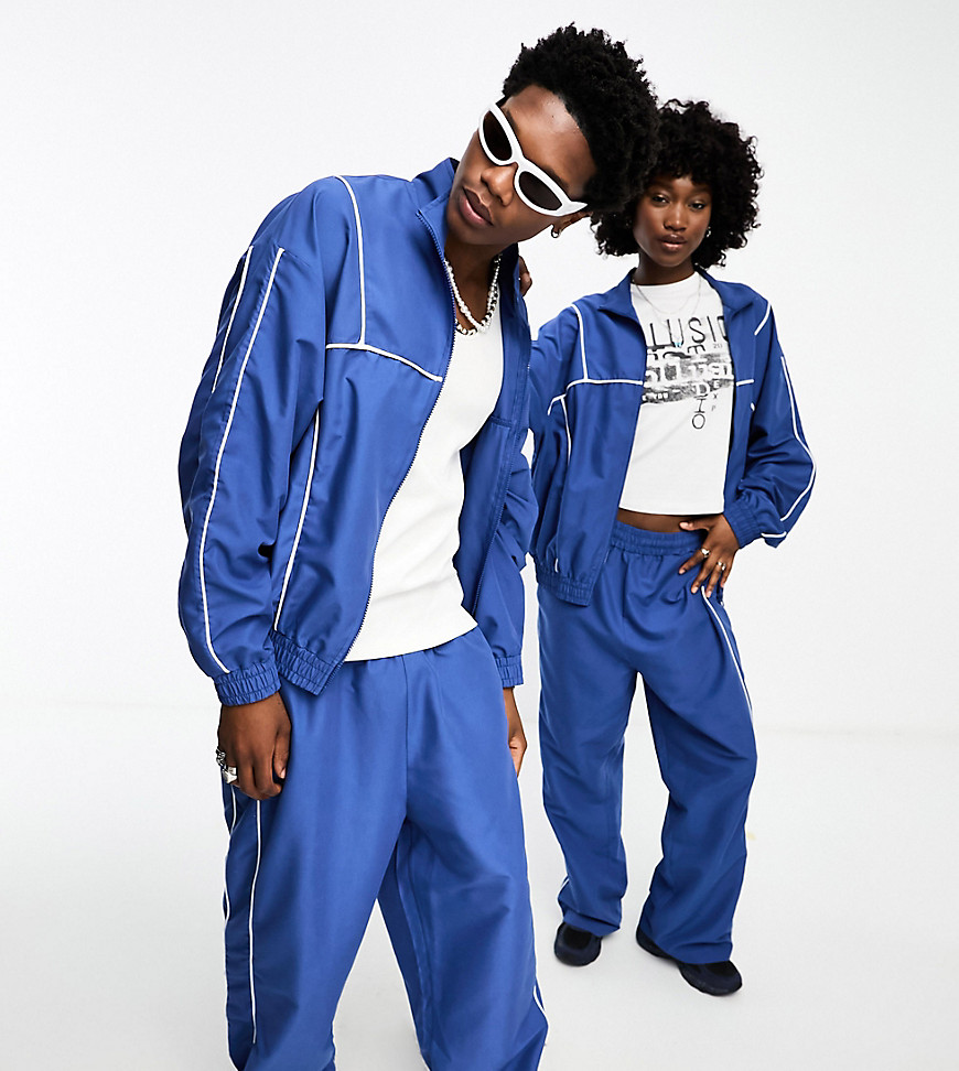 Unisex track pants in blue - part of a set