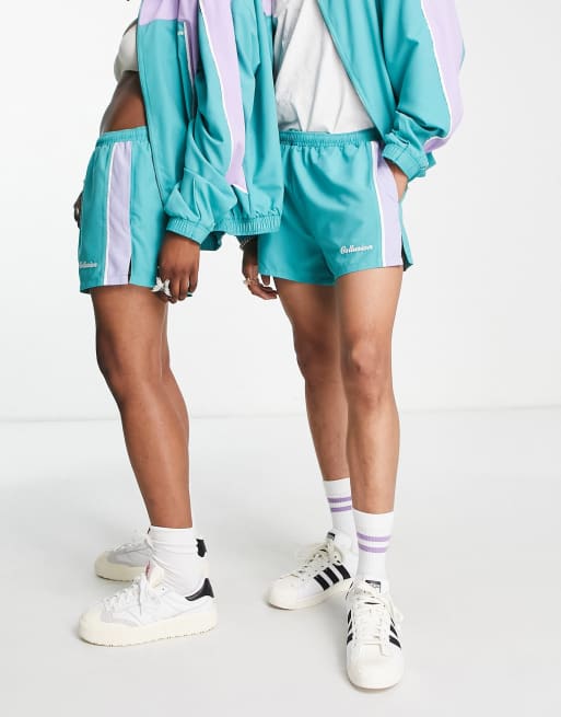 COLLUSION Unisex track jacket shorts set ASOS