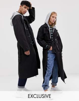 Hoodie discount trench coat