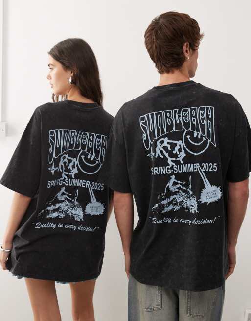 COLLUSION UNISEX - Vintage print op de achterkant met wassing, 4 van 4
