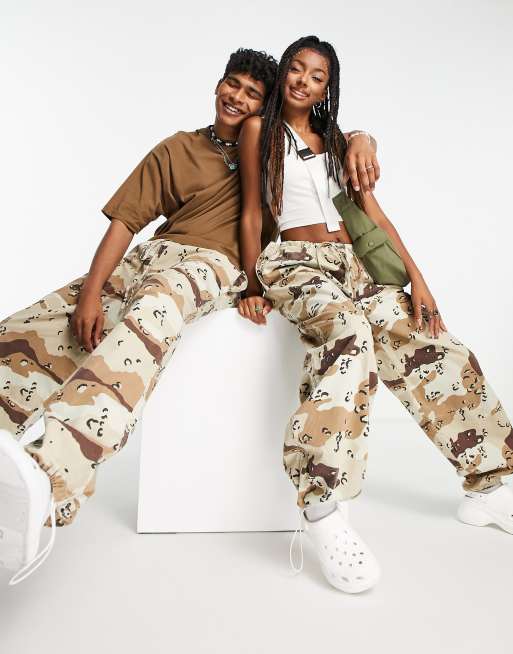 Asos hot sale camo trousers