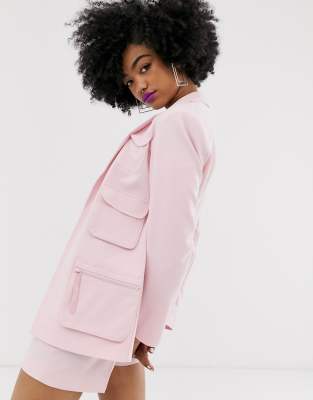 collusion blazer dress with utility details