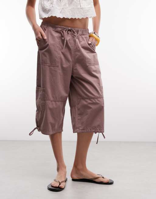 COLLUSION utility capribukser i beige, 2 af 5