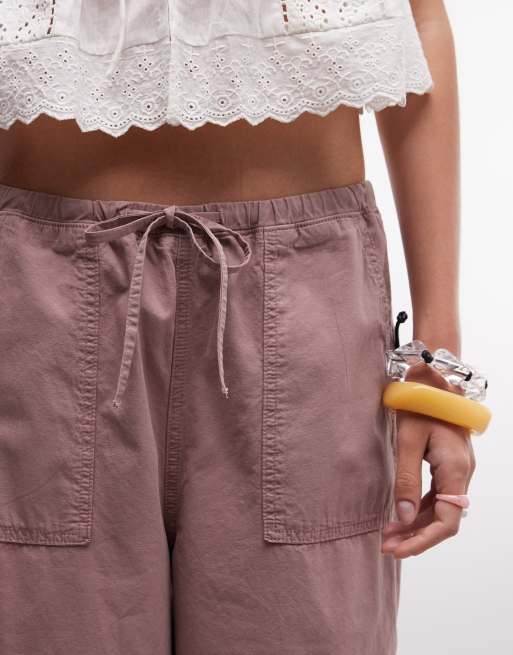 COLLUSION utility capribukser i beige, 3 af 5