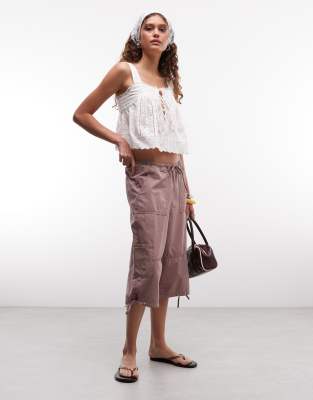 COLLUSION utility capris legging