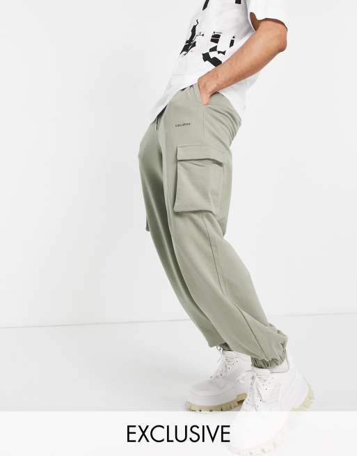 Khaki utility joggers new arrivals