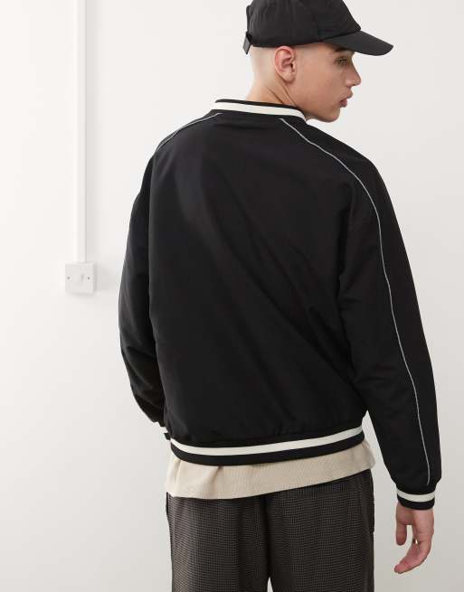 お中元 お歳暮 お年賀 夏 冬 年末年始のご挨拶 ギフト 通販な neck V COLLUSION nylon ASOS | black in sweatshirt トップス