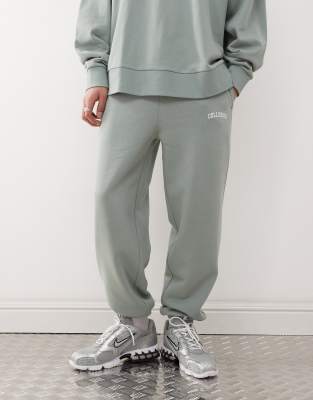 Collusion Varsity Sweatpants In Green