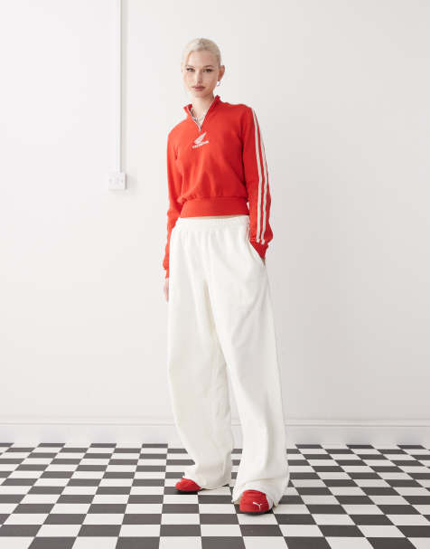 COLLUSION - Vasket ecrufarvede super-oversized joggingbukser - view 1