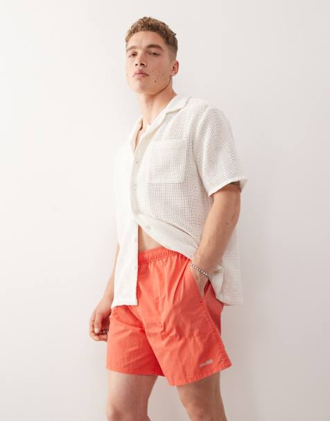 COLLUSION - Vasket orange badeshorts - view 1