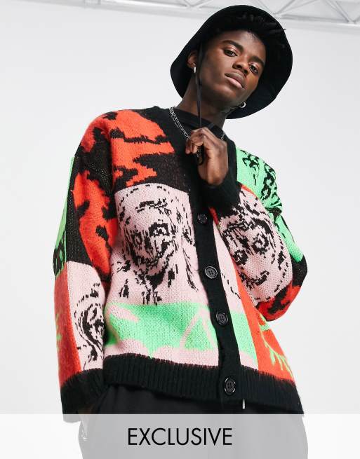 COLLUSION - Vest met gemengd jacquard