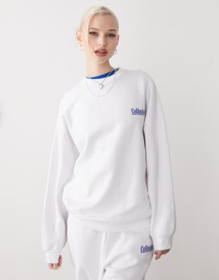 COLLUSION – Vit sweatshirt med logga - view 1