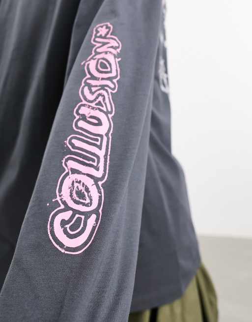 【KOOLOSET】Dirty Painted Washed West Long Sleeve 7c1c24b2579a72d2e5942c93db762d