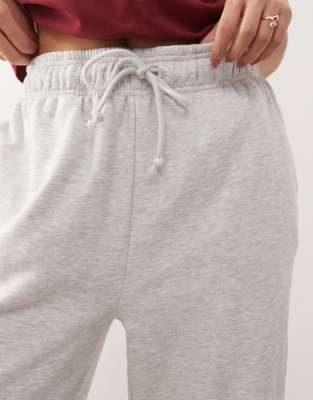 Collusion Washed Straight Leg Sweatpants In Gray