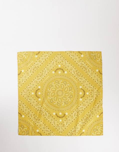 COLLUSION washed yellow bandana - view 1