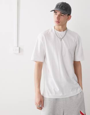 Weißes T-Shirt Weiß 2XS