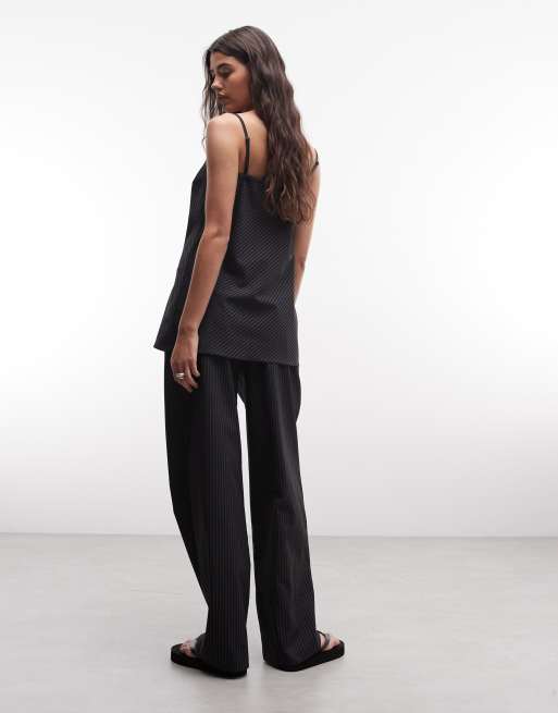 COLLUSION – Wide-Leg-Hose mit Nadelstreifen, 4 von 5