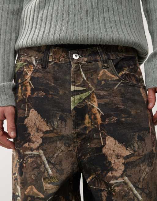 COLLUSION x 002 – Weite Jeans mit Military-Baum-Muster, 3 von 5