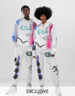 graffiti joggers womens
