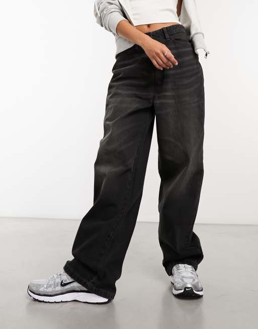 COLLUSION - x001 - Anti-fit jeans in zwart, 3 van 5