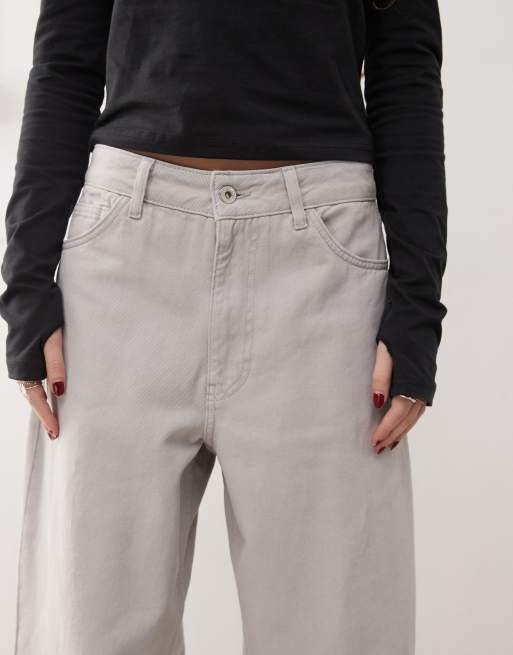COLLUSION X001 antifit jeans in gray | ASOS