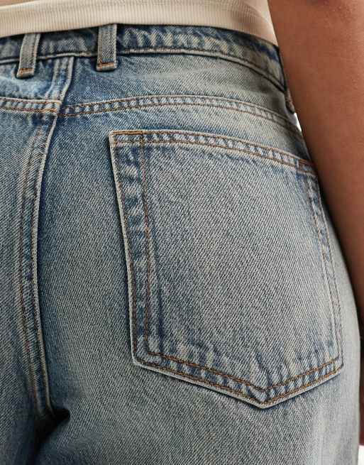 COLLUSION X001 antifit jeans in stonewash