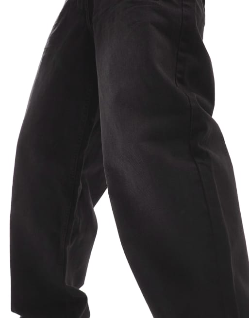 COLLUSION X001 antifit jeans in washed black
