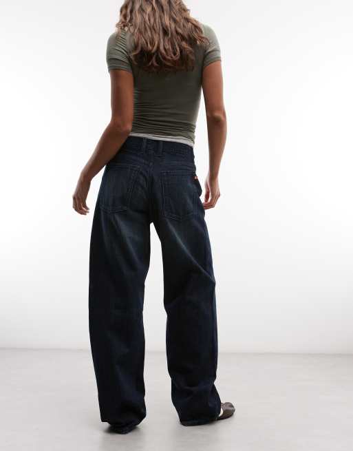 COLLUSION X001 antifit mid rise jean in mid slubby wash, 3 of 5
