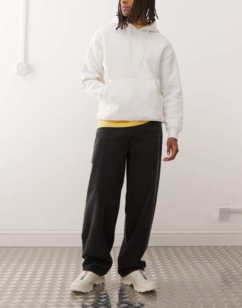 COLLUSION X001 antifit mid rise jean in washed black