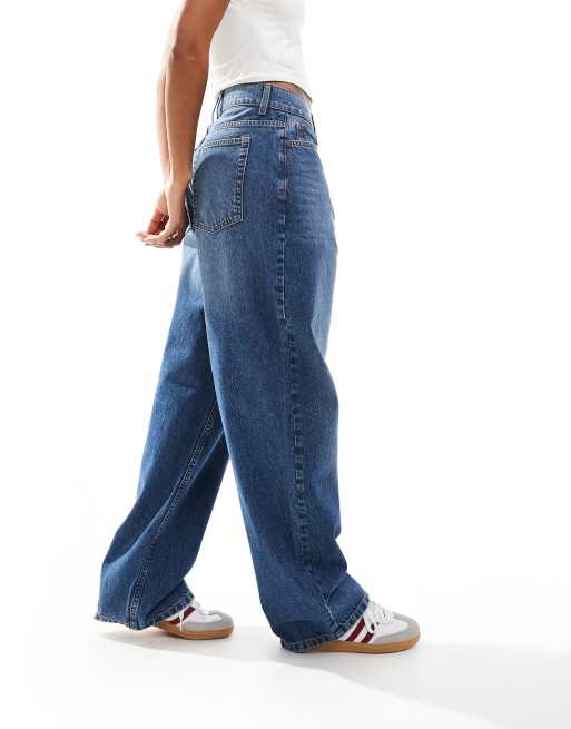 COLLUSION - X001 - Jeans med antifit-pasform i mellemvask, 5 af 5
