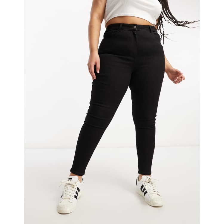 Black skinny store pants plus size