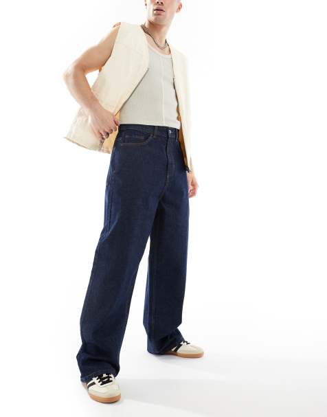 COLLUSION – X001 – Sehr weite Jeans in Rinse-Waschung - view 1