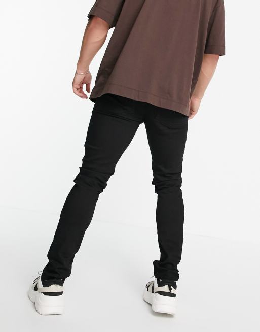 COLLUSION x001 skinny jeans in black, 2 of 4