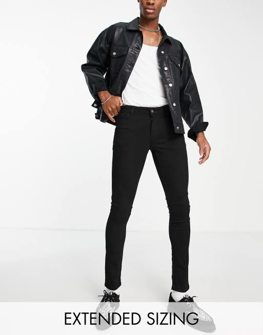 COLLUSION - x001 - Sorte super skinny jeans