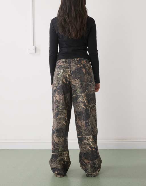 COLLUSION - x002 - Baggy jeans in camouflageprint, 3 van 5