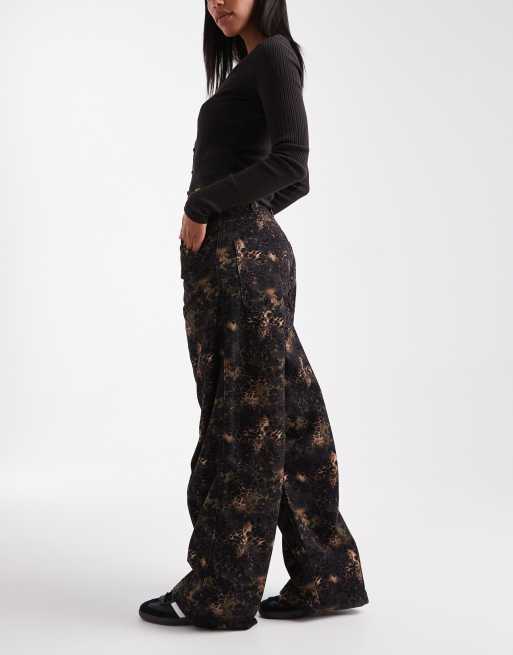 COLLUSION X002 baggy jeans in floral camo print, 3 of 5