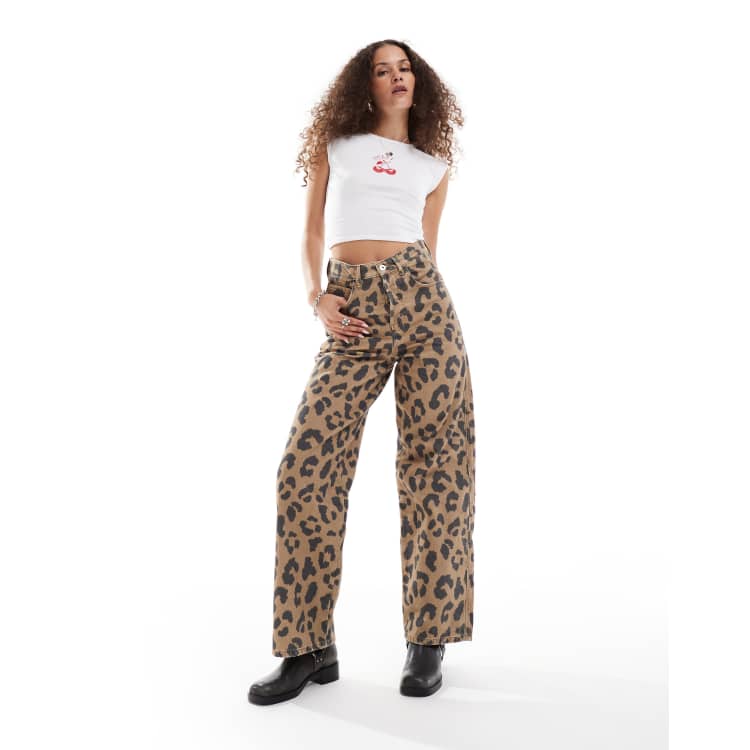 【U LAN】Port Leopard Washed Balloon Pants Port Leopard Washed Balloon Pants - ULAN | 60% - Asian