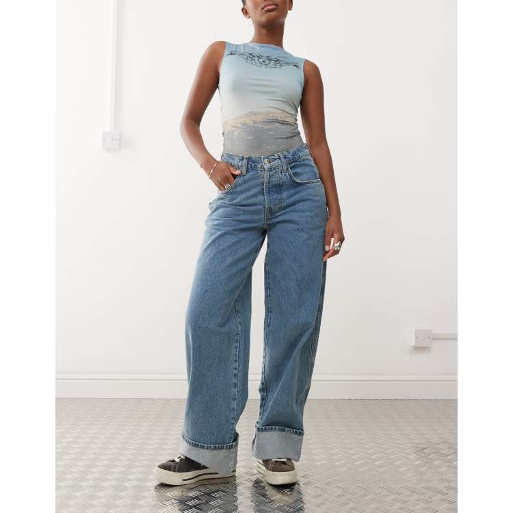 【KOOLOSET】[1+1] Berlin Wash Wide Denim 207782539-1-midwash?$n_750w$&