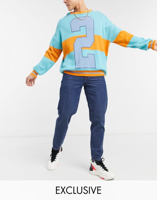 COLLUSION - x003 - Jeans affusolati lavaggio blu scuro