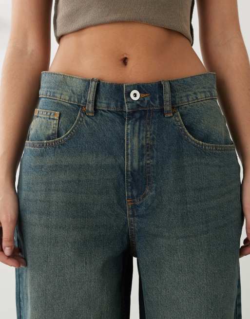 COLLUSION X003 wide leg jeans in dirty wash | ASOS