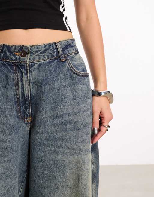 【KOOLOSET】Smog Washed Balloon Denim Designer fashion, Seoul-fully created | W Concept