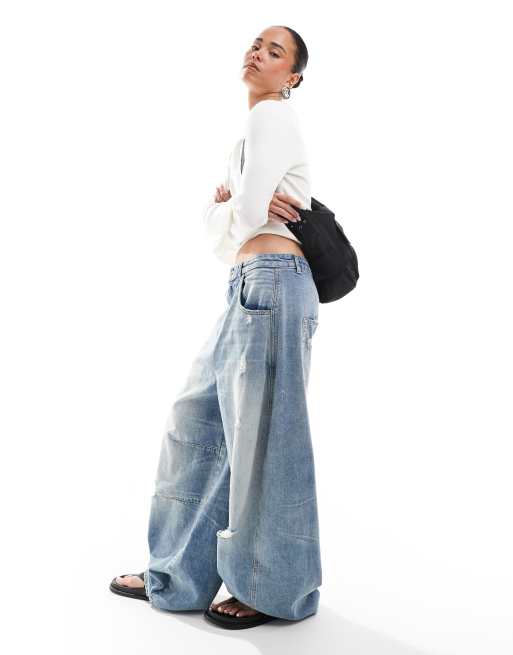 【KOOLOSET】Linen Cut Balloon Banding Denim xqt5zgktfbcbs3kx4szs.jpg